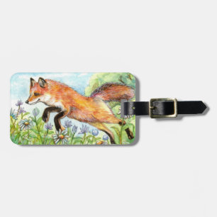 Jumpy Fox Luggage Tag