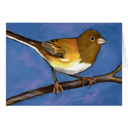 Junco Bird Wildlife Art Painting