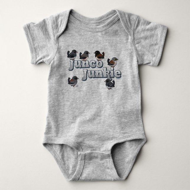 Junco Junkie Baby Bodysuit (Front)