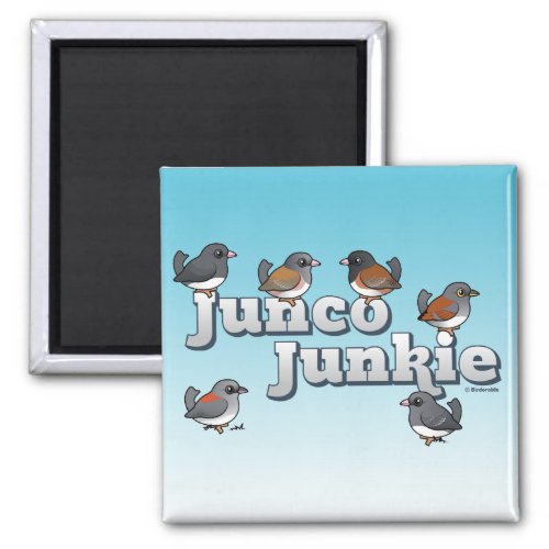 Junco Junkie Magnet