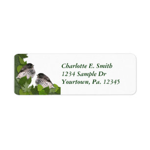 Junco's Address Label