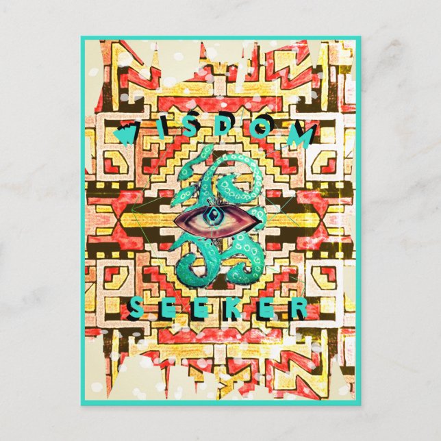 Junction Card No 10: Wisdom Seeker with an Eye (Front)
