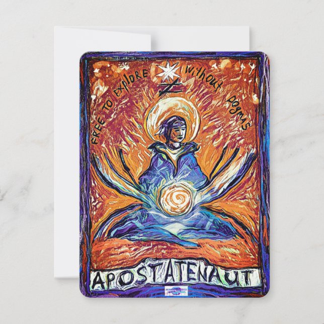 Junction Card No 1 Apostatenaut, to ponder (Front)