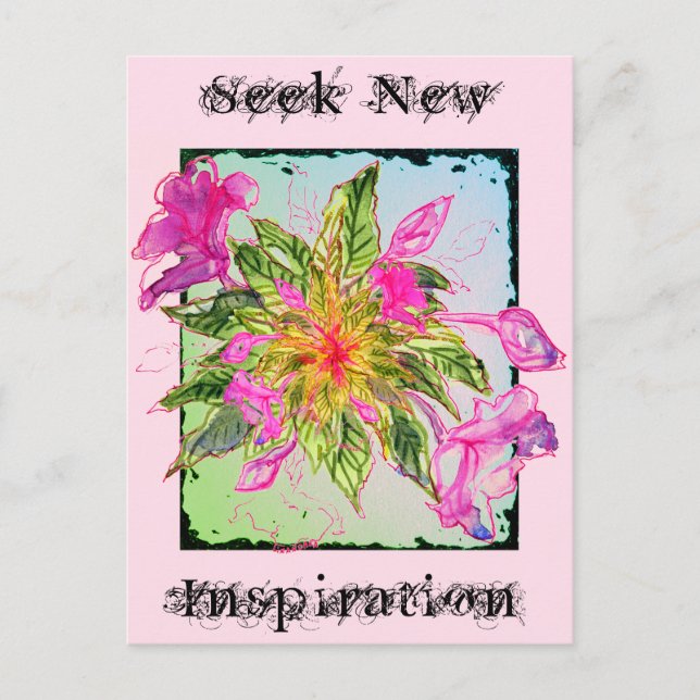 Junction Card No 38: Seek New Inspiration Bouquet (Front)