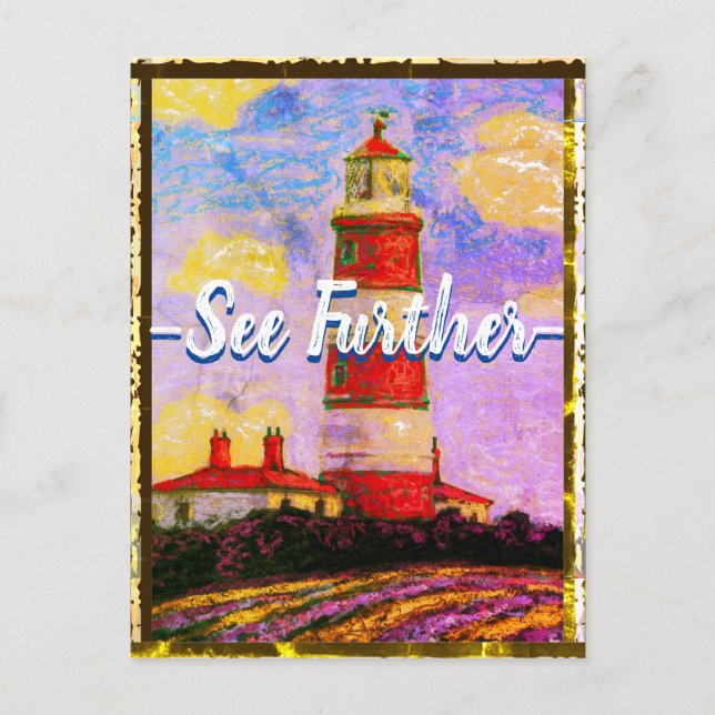 Junction Card No 8: See Further (The Lighthouse) (Front)
