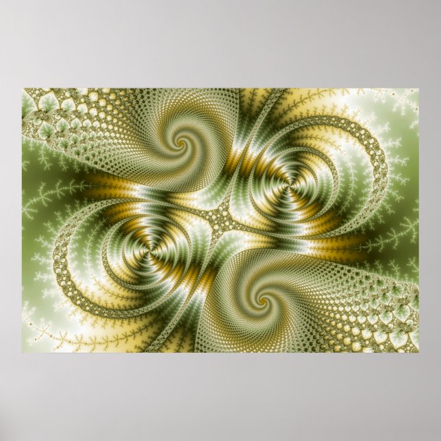 Junction - Mandelbrot Art Poster (Front)