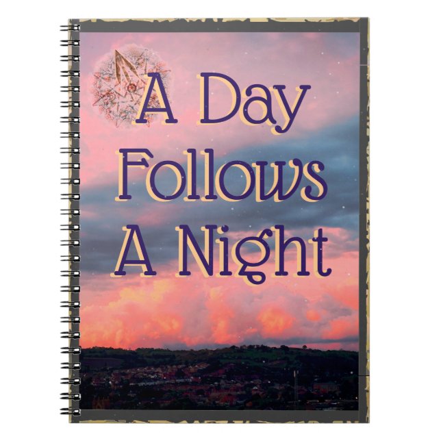 Junction No 20: A Day follows a Night Notebook (Front)
