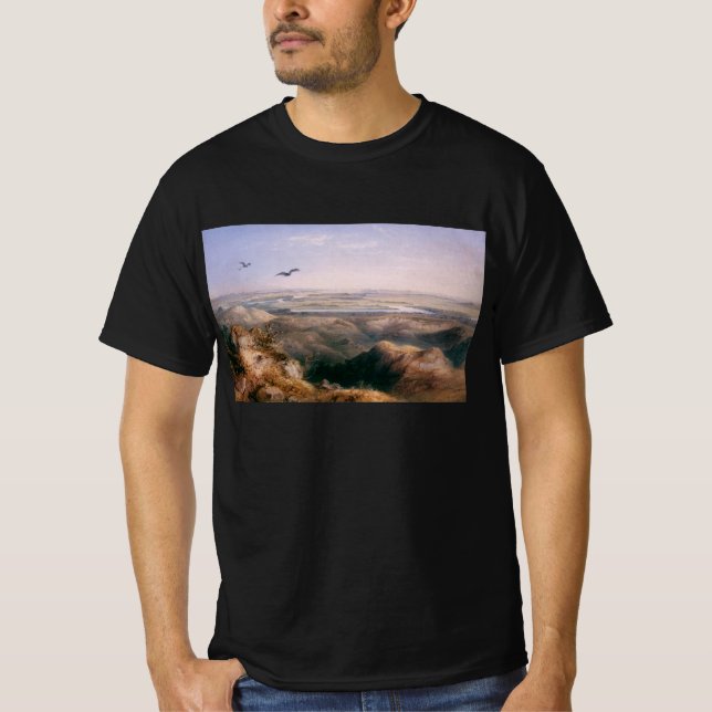 Junction of the Yellowstone and Missouri by Bodmer T-Shirt (Front)