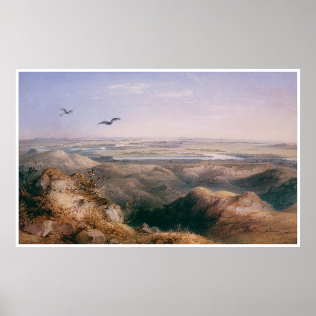 Junction of the Yellowstone and the Missouri, 1833 Poster (Front)