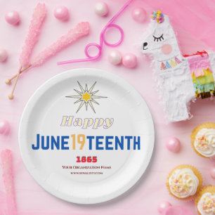 June19teenth Paper Plates