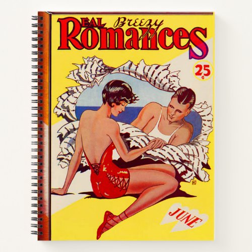 June 1936 Real Breezy Romances cover Notebook
