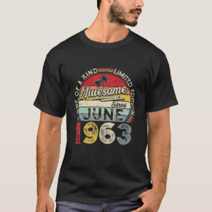 June 1963 Limited Edition Outfit Retro 58Th Bday G T-Shirt