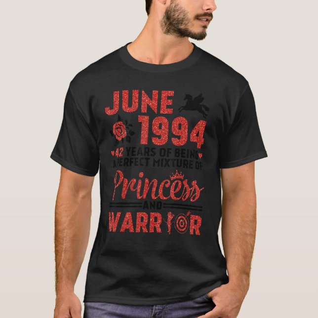 June 1994 28 Years Of Being Perfect Mixture Prince T-Shirt (Front)