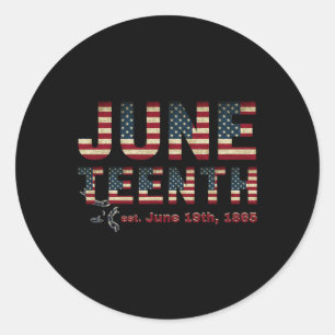 June 19th 1865 Texas1  Classic Round Sticker
