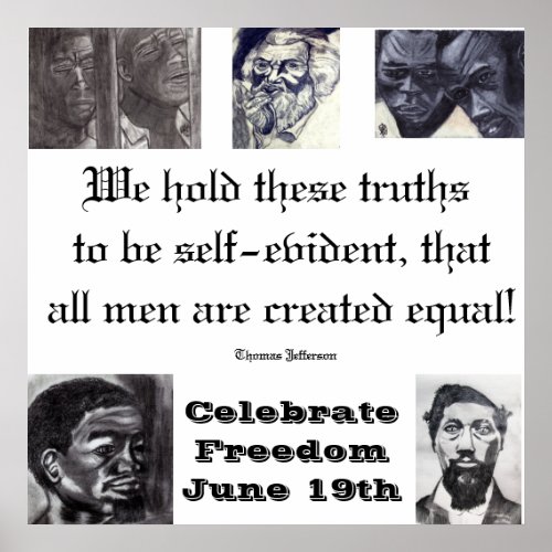 JUNE 19TH CELEBRATE FREEDOM  POSTER