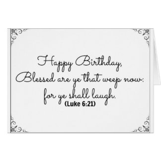 Birthday With Bible Verse Cards | Zazzle