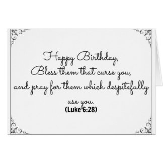 Birthday With Bible Verse Cards | Zazzle