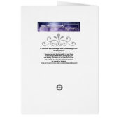 June Angel Blank Summer Greeting Card (Back)