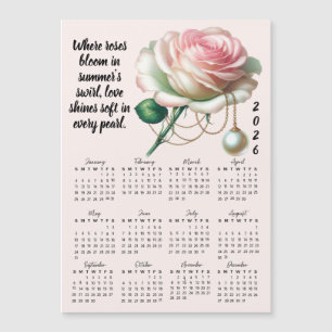 June Birth Flower & Stone Calendar