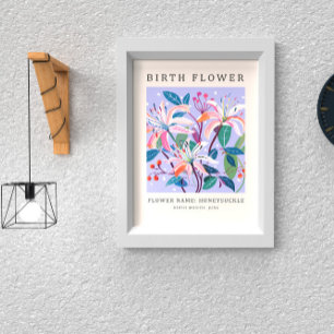 June Birth Month Flower Market  Canvas Print