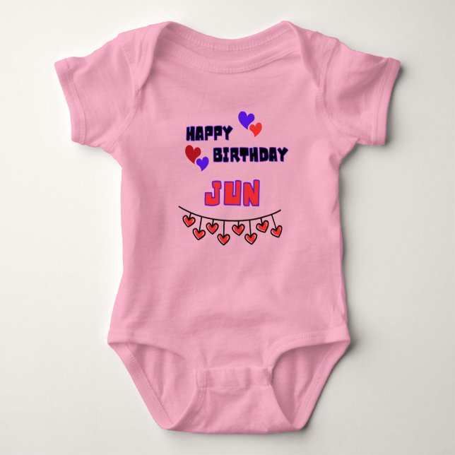 June Birthday Baby Bodysuit (Front)