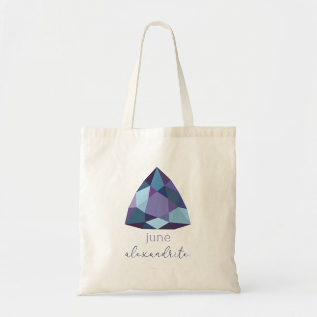 June Birthstone Alexandrite Tote Bag (Front)