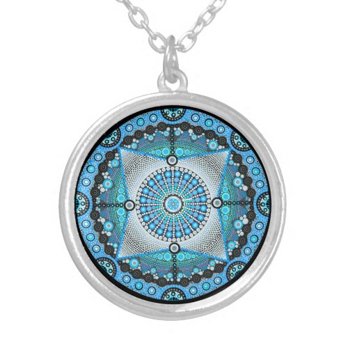 June Birthstone Moonstone Mandala Necklace