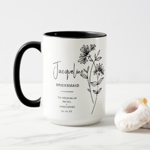 June Bridesmaid   Honeysuckle Birth Flower Mug