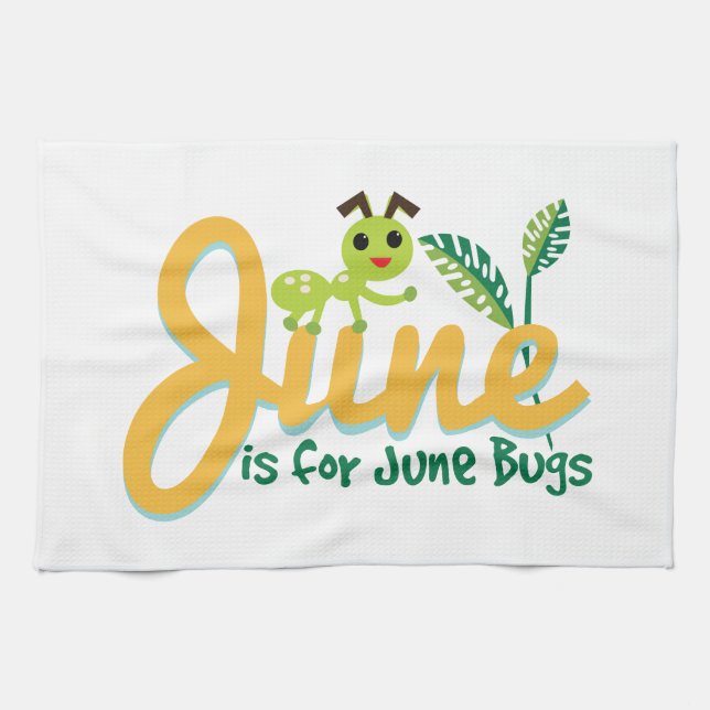 June Bug Kitchen Towel (Horizontal)