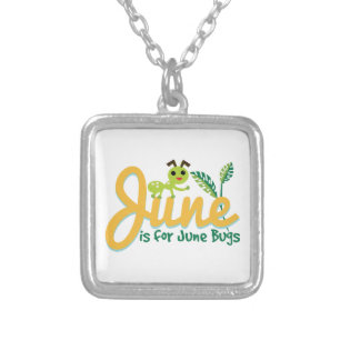 June Bug Silver Plated Necklace
