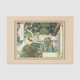 June by Eugene Grasset Tissue Paper