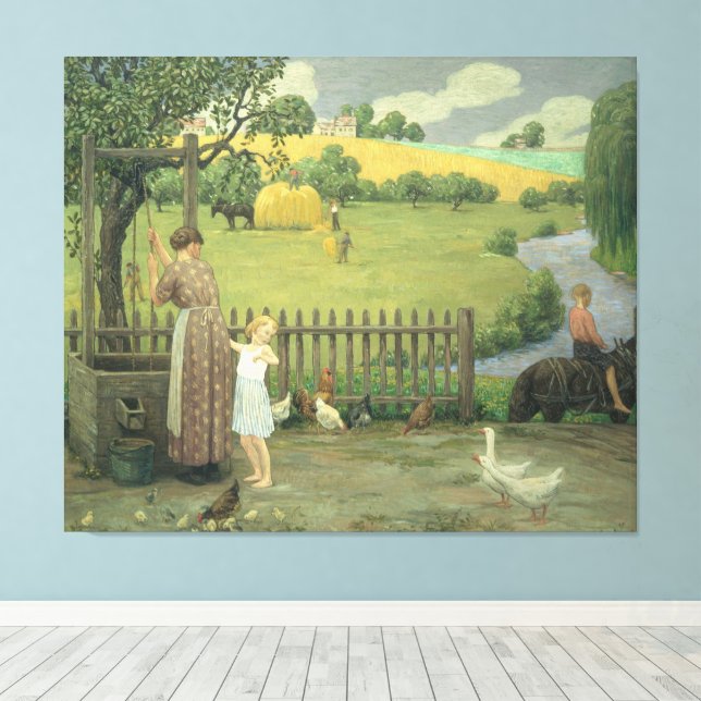 June Canvas Print (Insitu(Wood Floor))