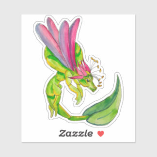 June honeysuckle dragon sticker