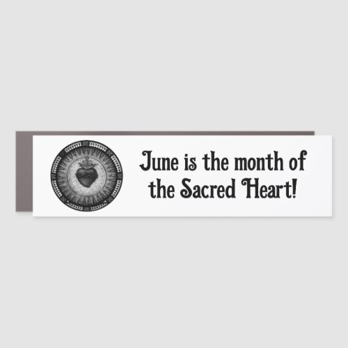 June is the month of the Sacred Heart Magnet