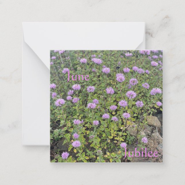 June Jubilee Note Card (Front)