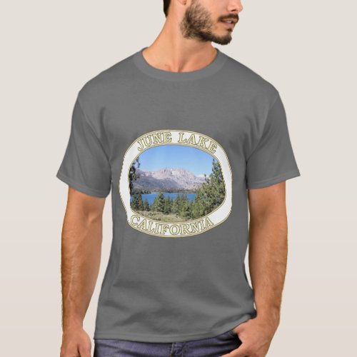 June Lake and Eastern Sierra Nevada Mountains in J T_Shirt