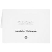 June Lake Cards (Back Horizontal)