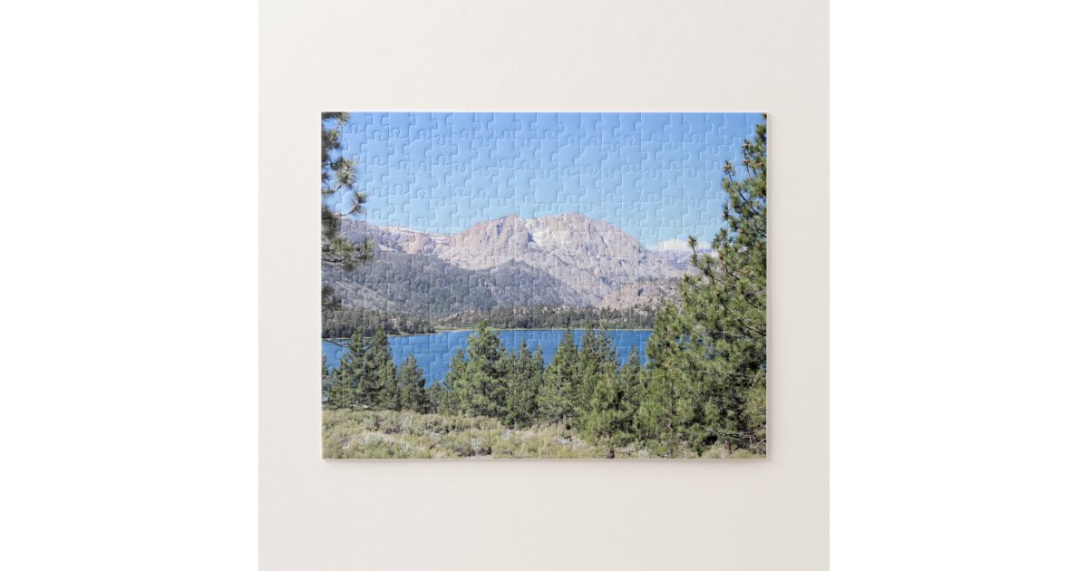 June Lake & Eastern Sierra Nevada Mountains, CA Jigsaw Puzzle | Zazzle