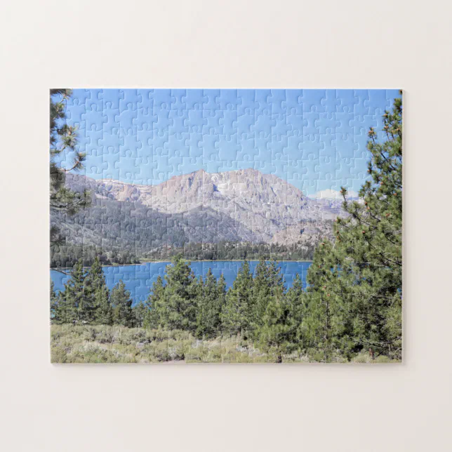 June Lake & Eastern Sierra Nevada Mountains, CA Jigsaw Puzzle | Zazzle