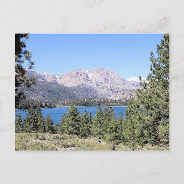 June Lake & Eastern Sierra Nevada Mountains, CA Postcard (Front)