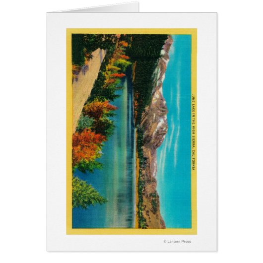 June Lake in the High SierraMono County, CA (Front)