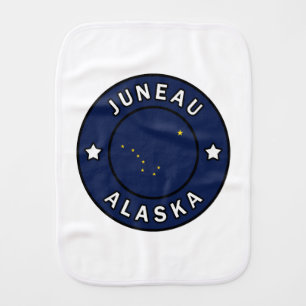 Juneau Alaska Baby Burp Cloth