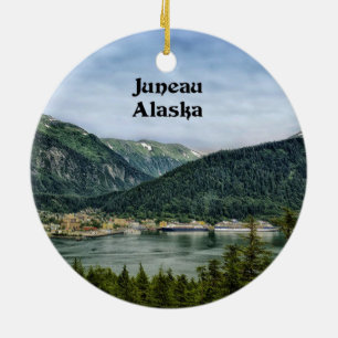 Juneau, Alaska Ceramic Ornament