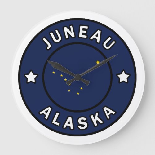 Juneau Alaska Large Clock
