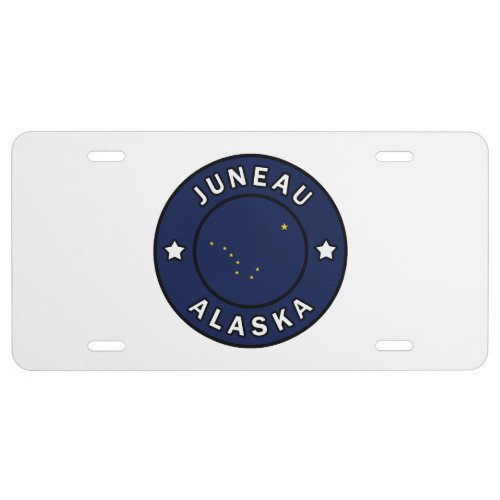 Juneau Alaska License Plate