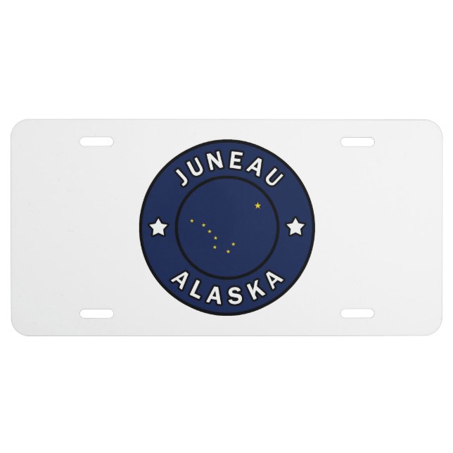 Juneau Alaska License Plate (Front)