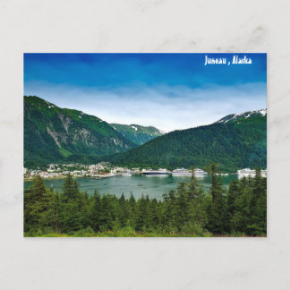 Juneau, Alaska Mountain Scene Postcard