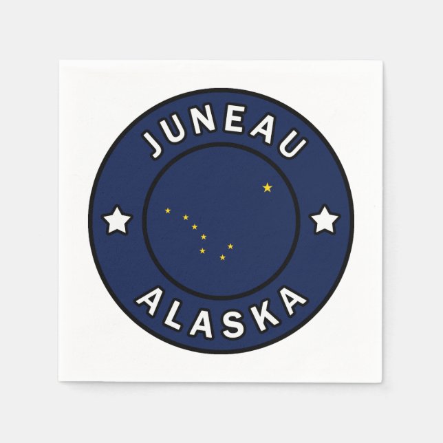 Juneau Alaska Napkins (Front)
