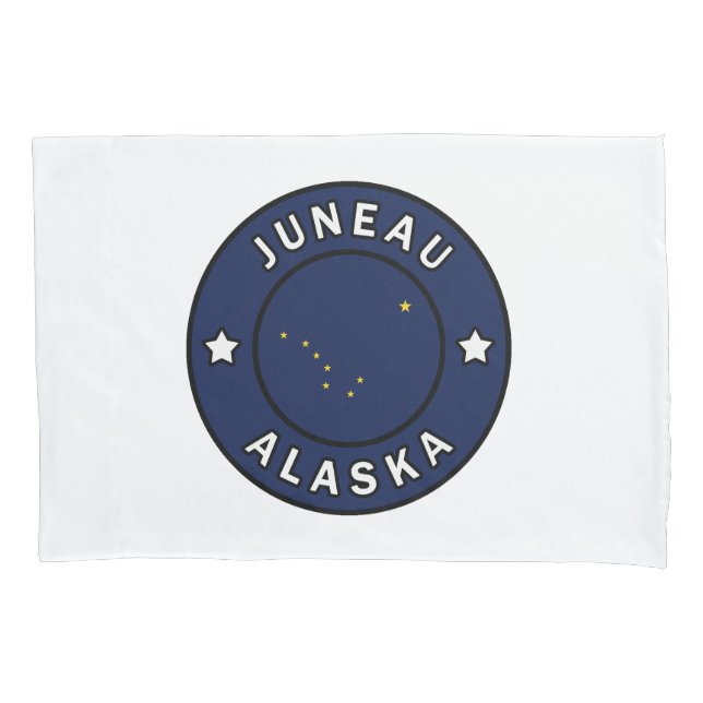 Juneau Alaska Pillow Case (Front)