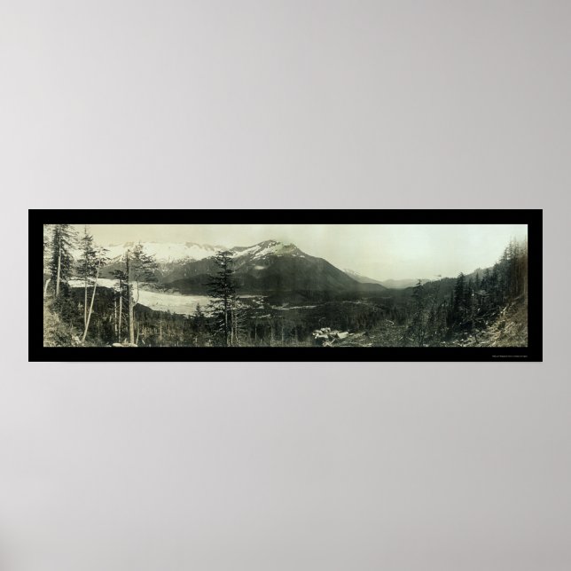 Juneau Alaska Region Photo 1908 Poster (Front)